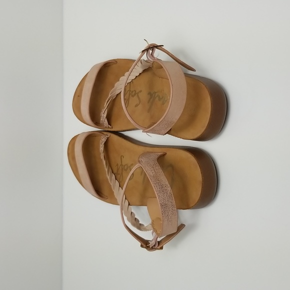 Girls Sandals Rose Gold Size 3 - Picture 6 of 15